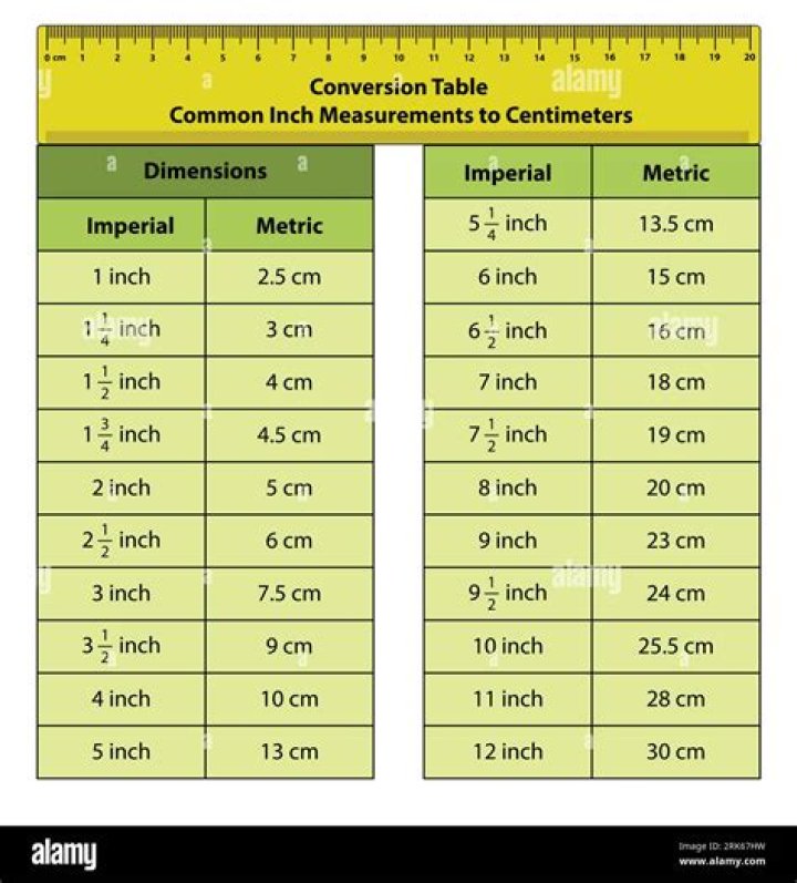 Inch And Metric Centimeters And Inches Measuring Scale Cm, 52 OFF