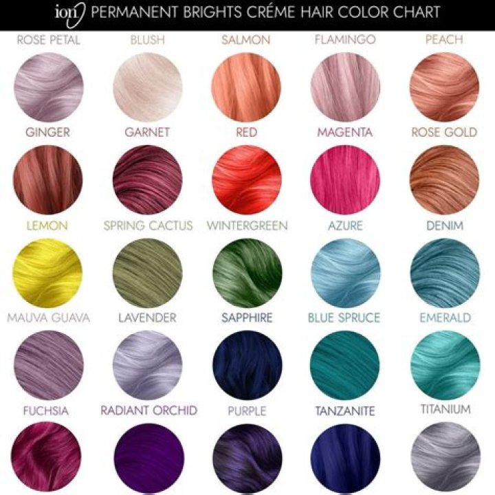 ion Permanent Brights Creme Hair Color Pastel Muava Guava Hair color