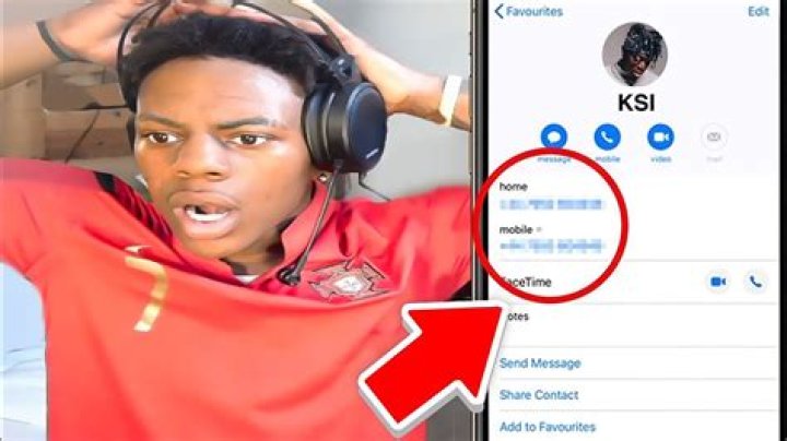 iShowSpeed LEAKS KSI Phone Number.. YouTube