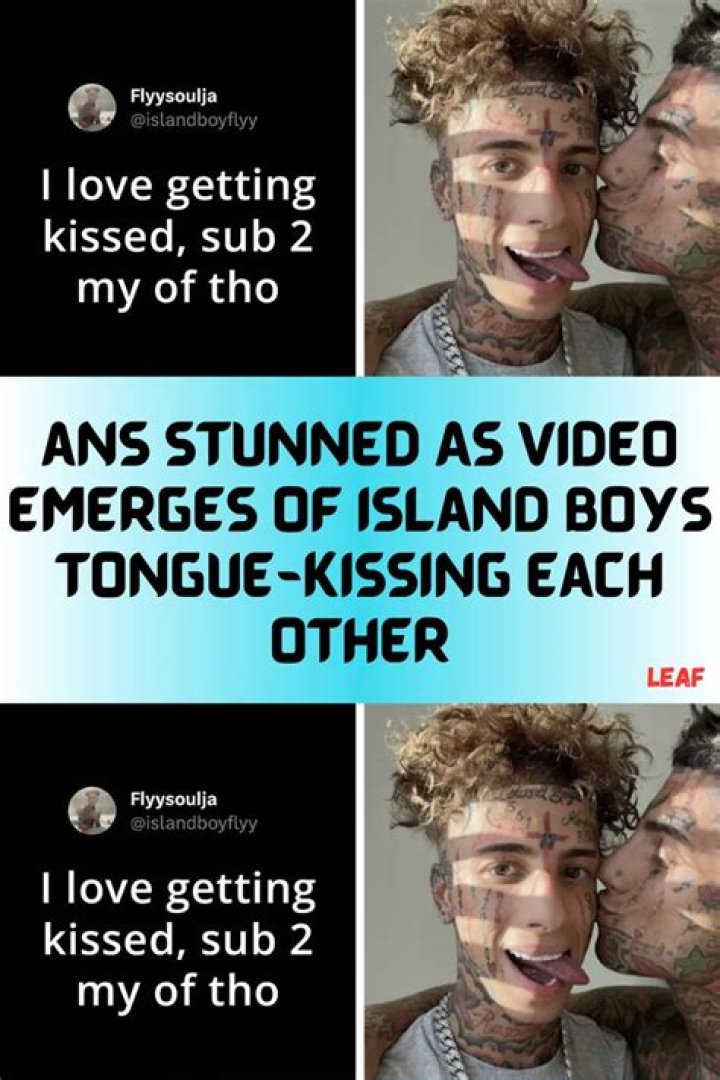 Island Boys Kissing Each Other Wild Ride! Clips YouTube