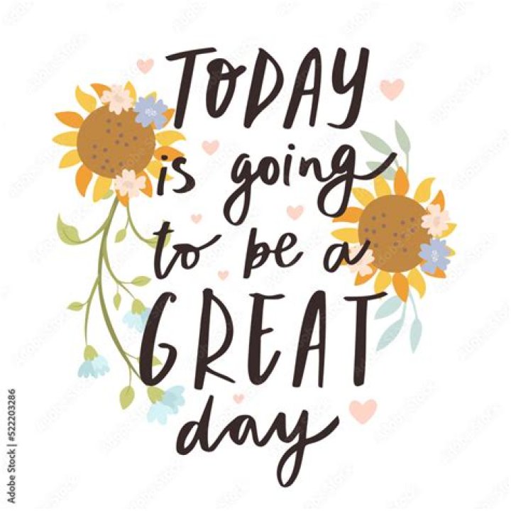 It is a Great Day To Start Something Big Stock Image Image of