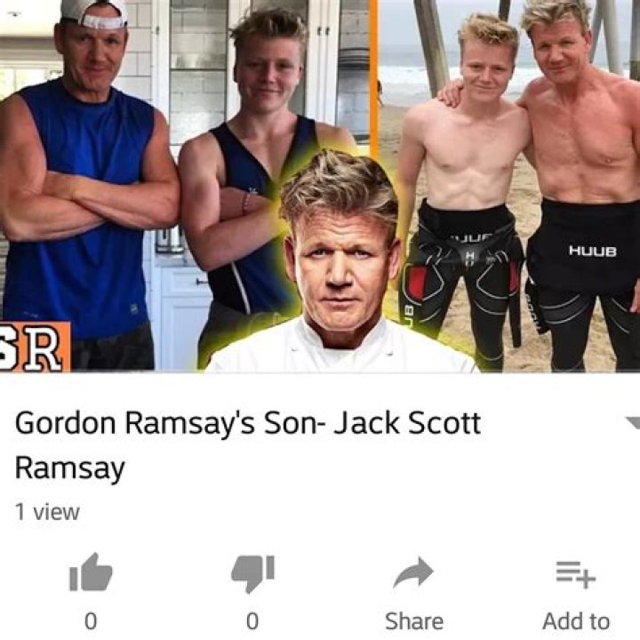 Jack Scott Ramsay Renowned chef's son who forsook cooking to a