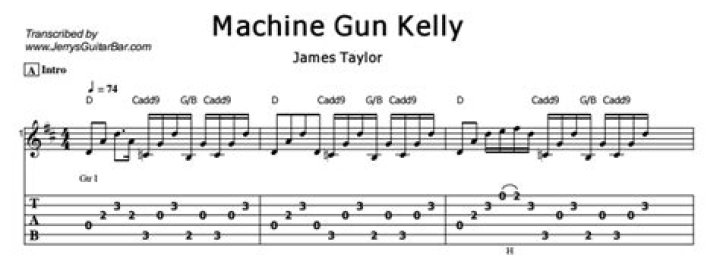 James Taylor Machine Gun Kelly by Danny Kortchmar (BBC in Concert