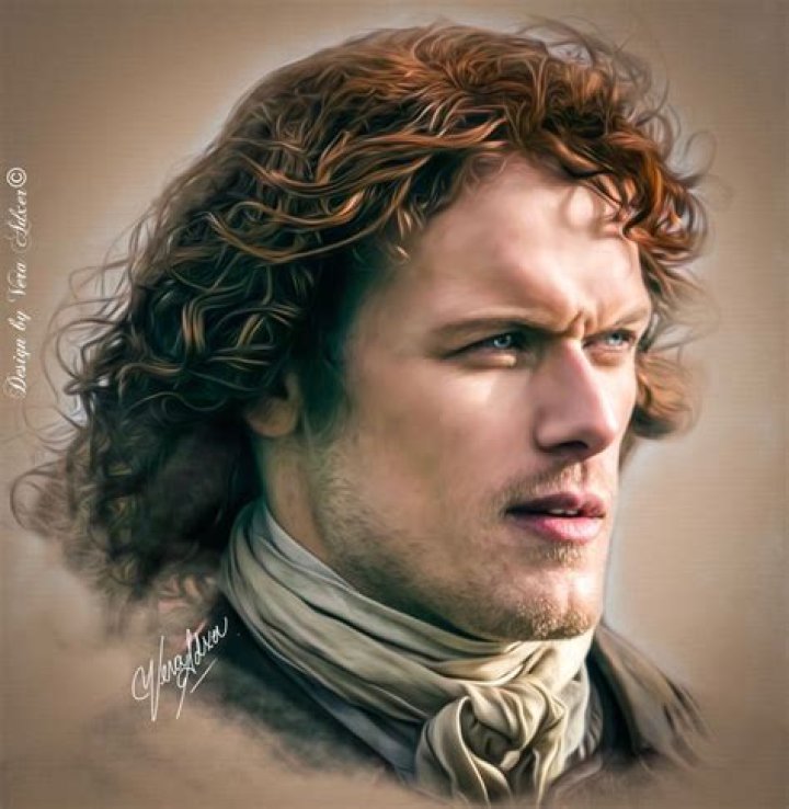 Jamie Fraser Outlander Fan Art Pencil Drawing Outlander fan art