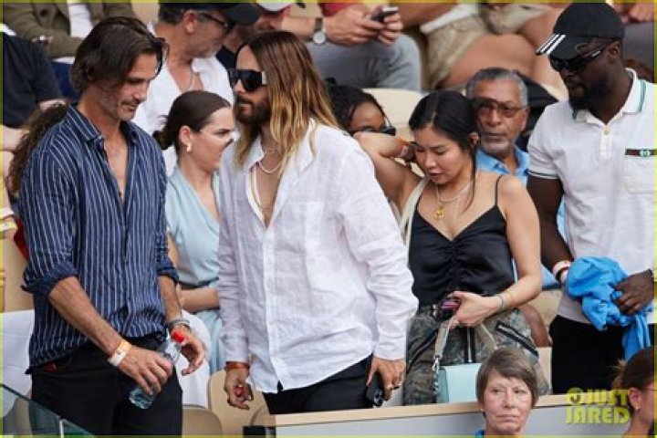 Jared Leto Attends French Open 2023 with a Friend in Paris Photo