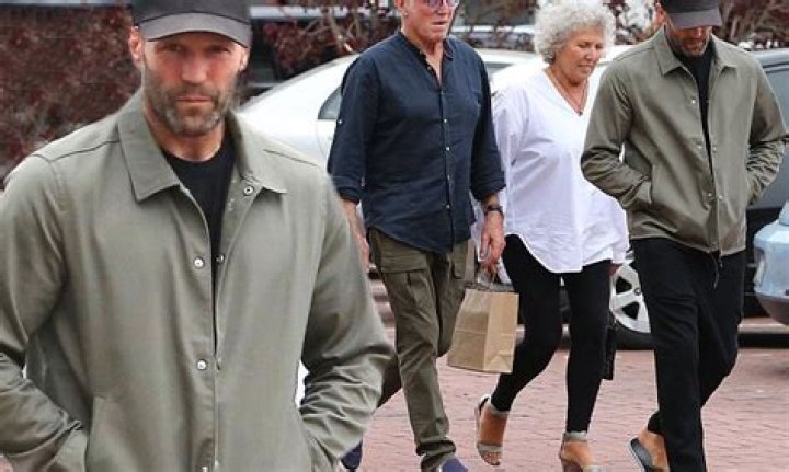 Jason Statham makes rare appearance with his lookalike father Barry and