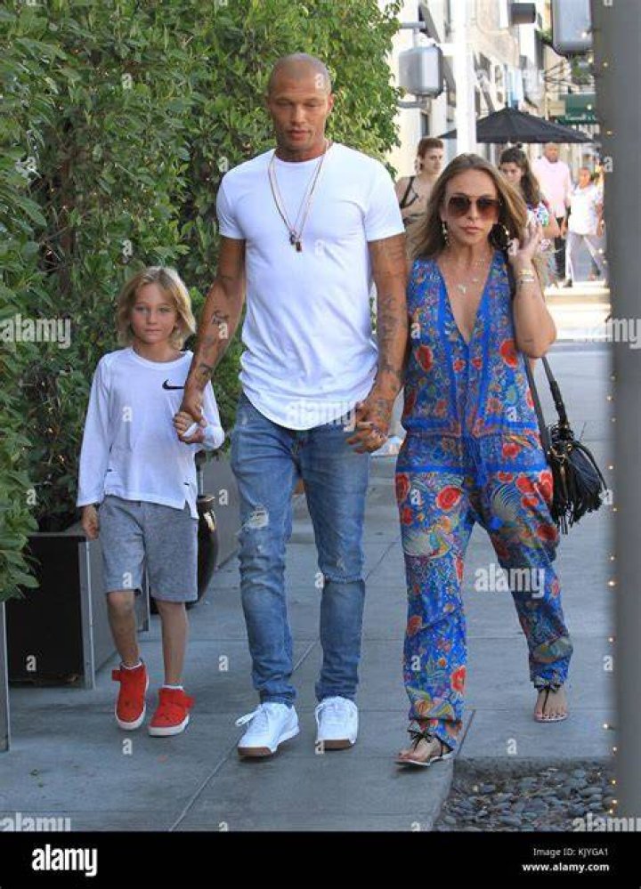 Jeremy Meeks and his girlfriend Chloe Green shopping in Beverly Hills