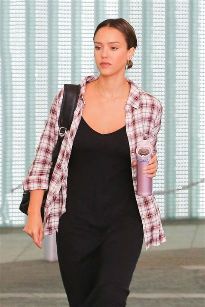 JESSICA ALBA at a Business Meeting at Pacific Design Center in West