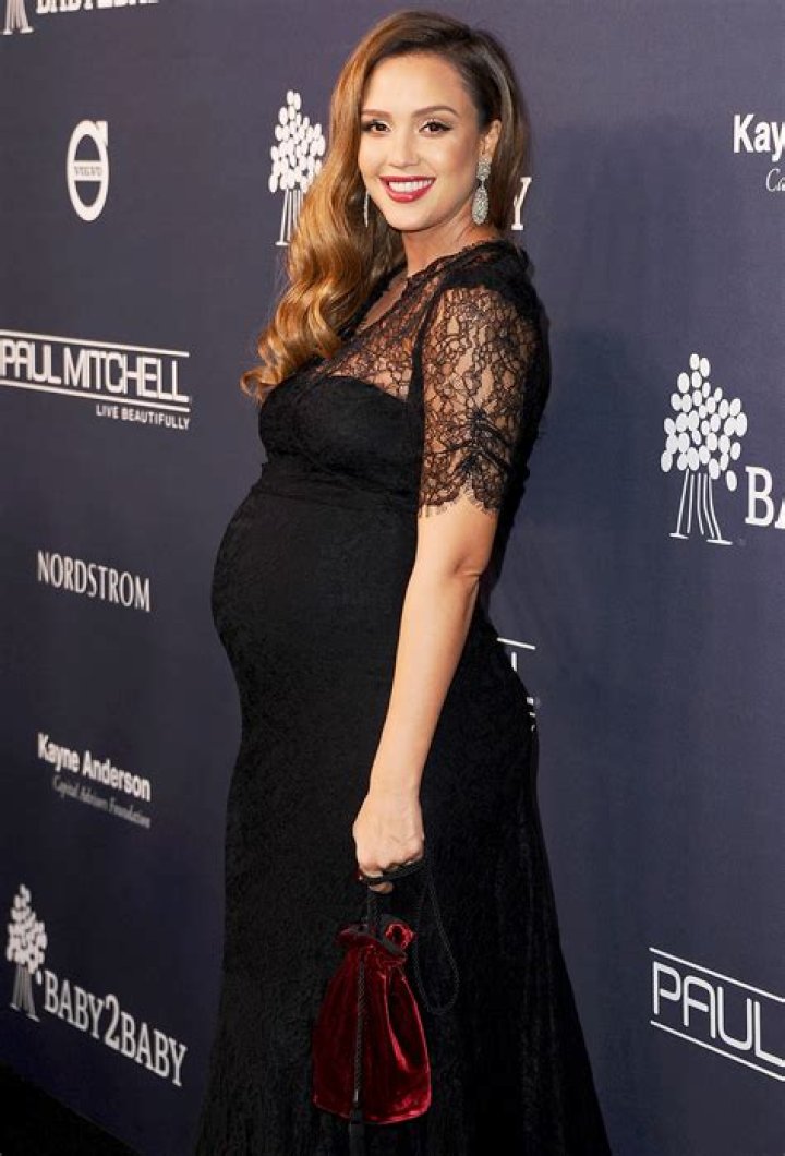 Jessica Alba pregnant with baby number three HELLO!