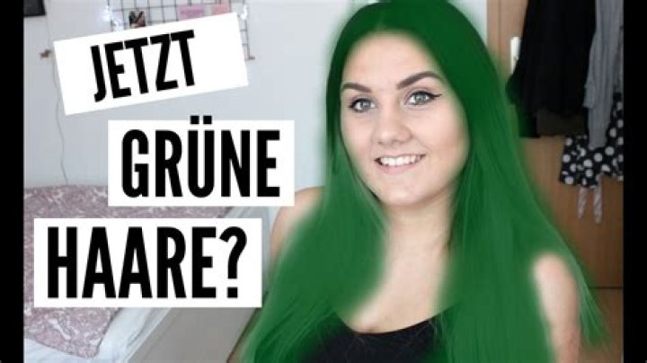 JETZT GR&Uuml;NE HAARE? Meine NEUEN Haare! YouTube
