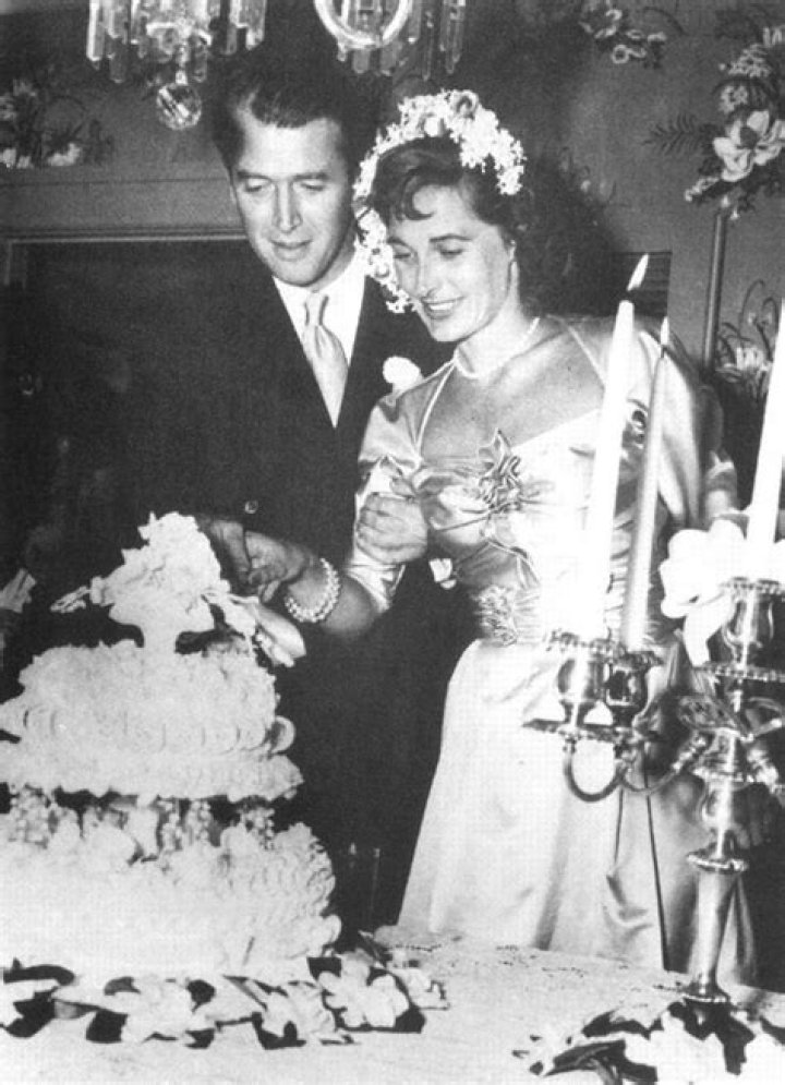 Jimmy Stewart&rsquo;s wedding, 1949 Hollywood wedding, Old hollywood