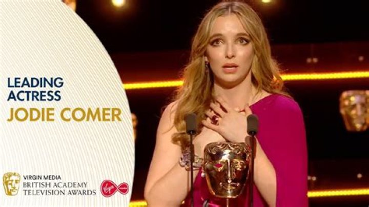 JODIE COMER Wins Leading Actress at Bafta Television Awards in London