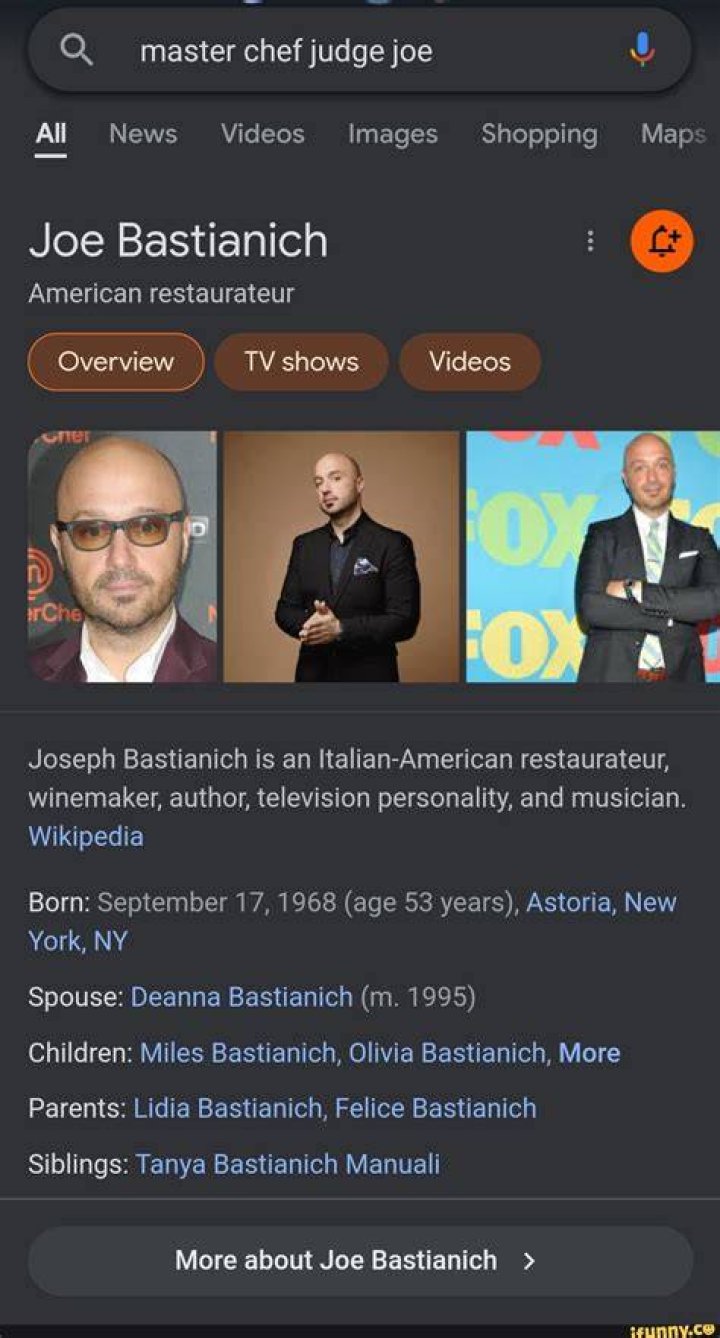 Joe Bastianich Net Worth, Age, Biography, And Personal Life In 2022