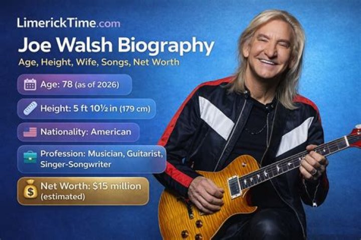 Joe Walsh Biography Age, Height, Birthday, Career, Family, Personal