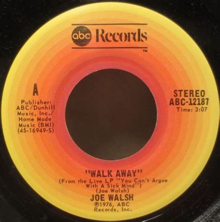 joe walsh walk away Joe walsh eagles, Joes, Music bands