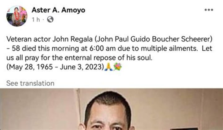 John Regala Passes Away at 55 FreebieMNL