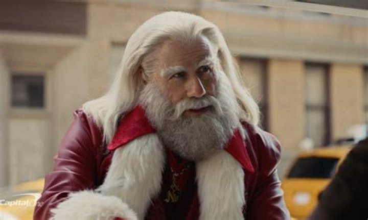 John Travolta Santa Capital One Commercial 2024 Amii Lynsey