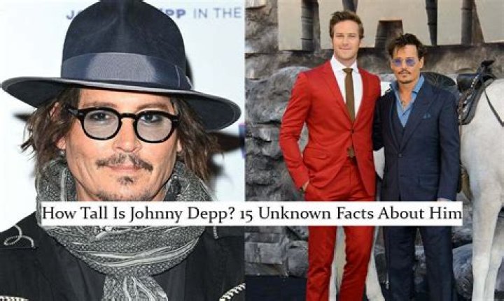 Johnny Depp Height How Tall is The Pirates of the Caribbean's Actor