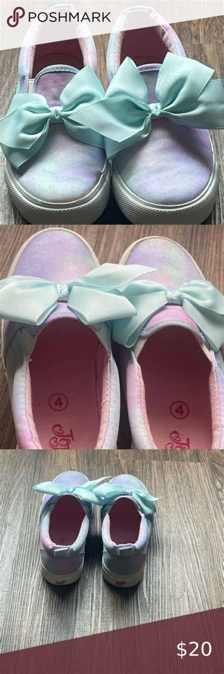 JOHO SIWA SLIP ON SNEEKS Slip on, Miu miu ballet flats, Bow design