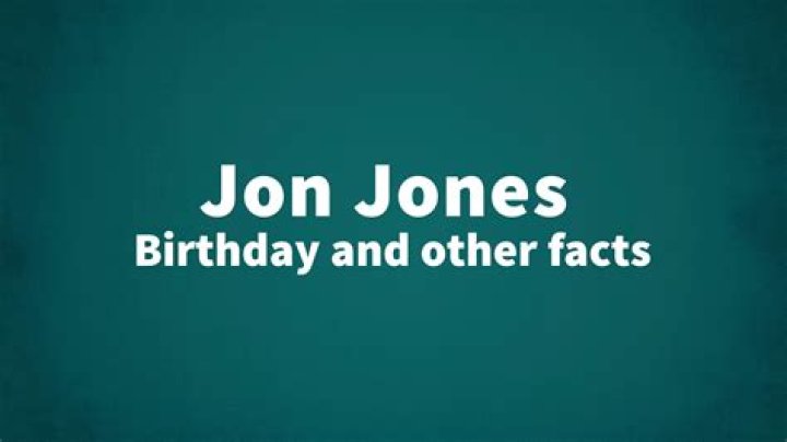 Jon Jones Birthday and other facts