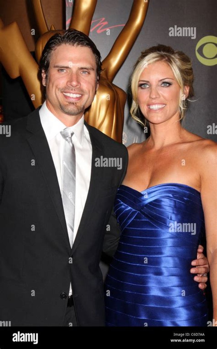 Joshua Morrow and his wife Tobe Keeney 2010 Daytime Emmy Awards held at