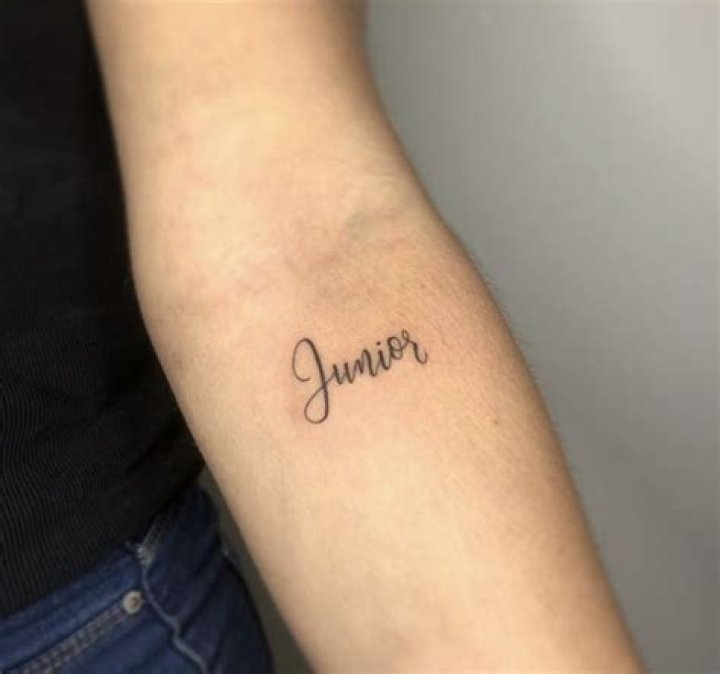 J.Thony Tattoo Tatuagem Nome Junior