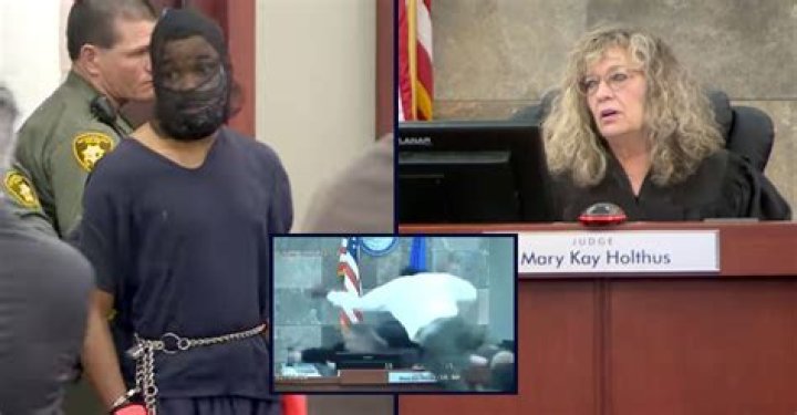 Judge Kay Holthus attacked in Las Vegas court by Deobra Redden The