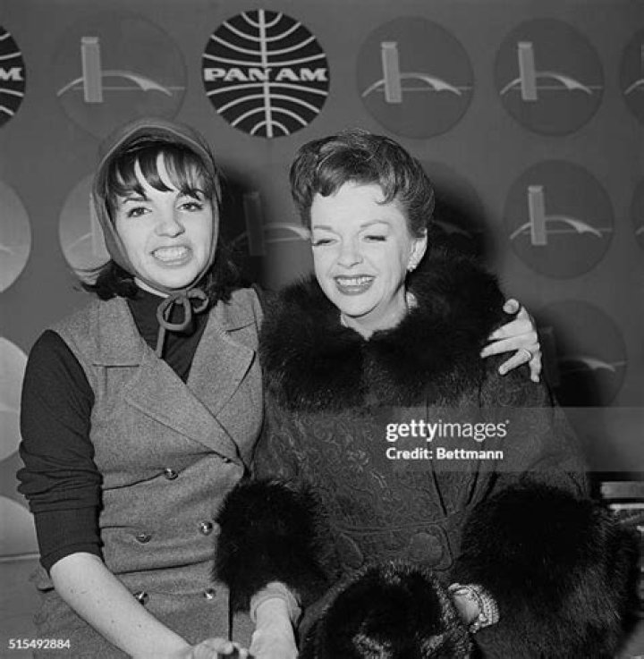 Judy Garland and daughter Liza Minnelli photographed in London... (1964