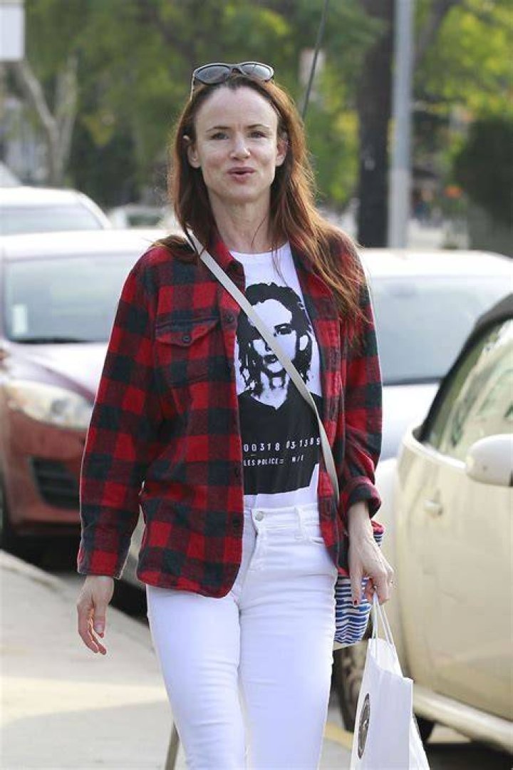 JULIETTE LEWIS Arrives at a Hair Studio in Los Angeles 01/14/2016