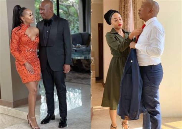 Julius Malema and His Wife, Mantwa Matlala, Serve Major Couple Goals A