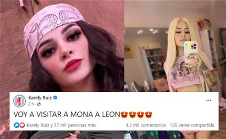 Karely Ruiz y Mona juntas, las influencers hacen fotos en colaboraci&oacute;n