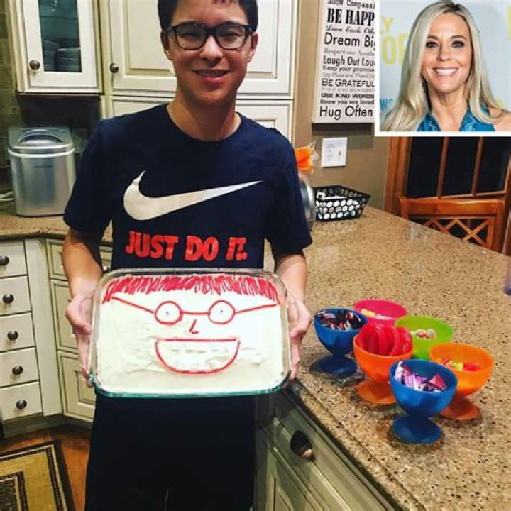 Kate Gosselin celebrates son Aaden, 15, getting his braces off and