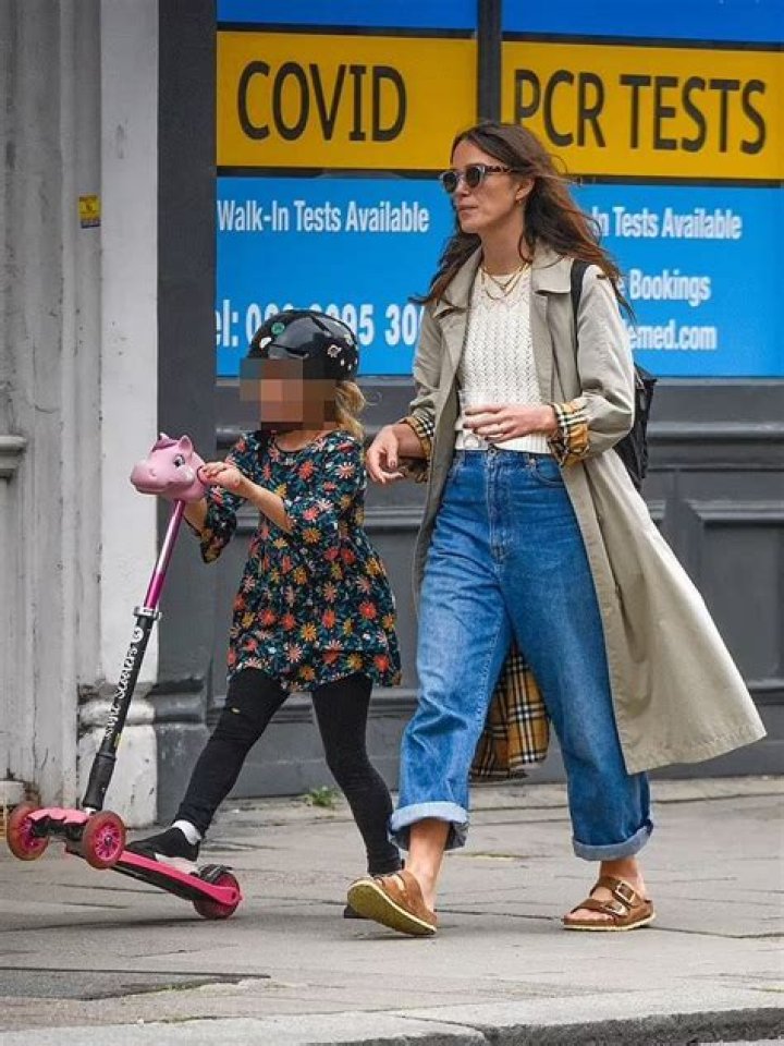 Keira Knightley with her Family out in New York GotCeleb