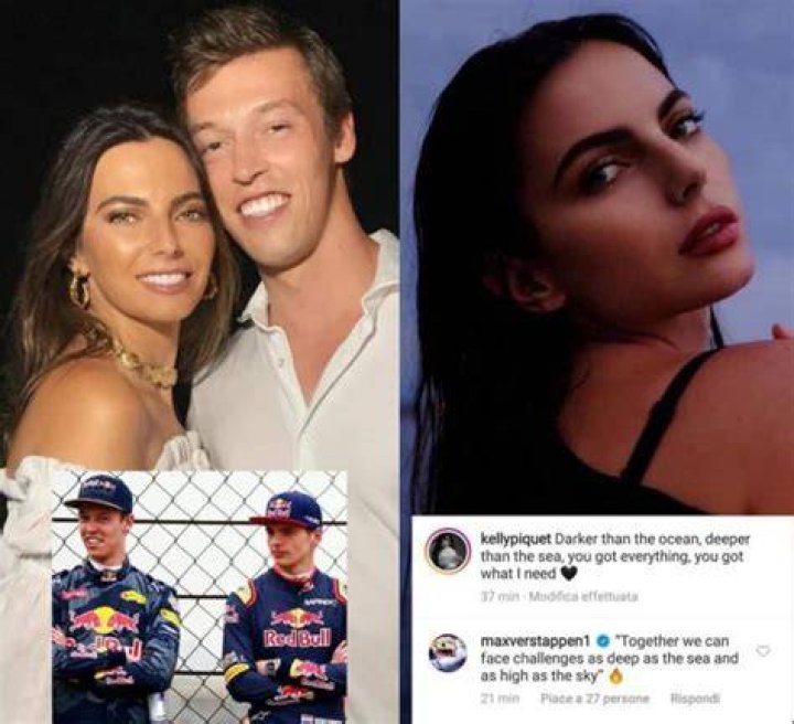 Kelly Piquet et Daniil Kvyat, Toro Rosso, avec leur fille Toro rosso