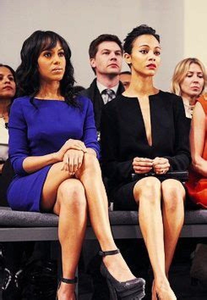 Kerry Washington & Zoe Saldana Hit PreOscars Sistahs Soiree Photo