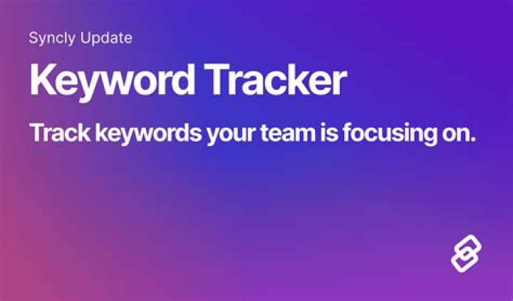 Keyword Tracker Syncly Customer insights on autopilot