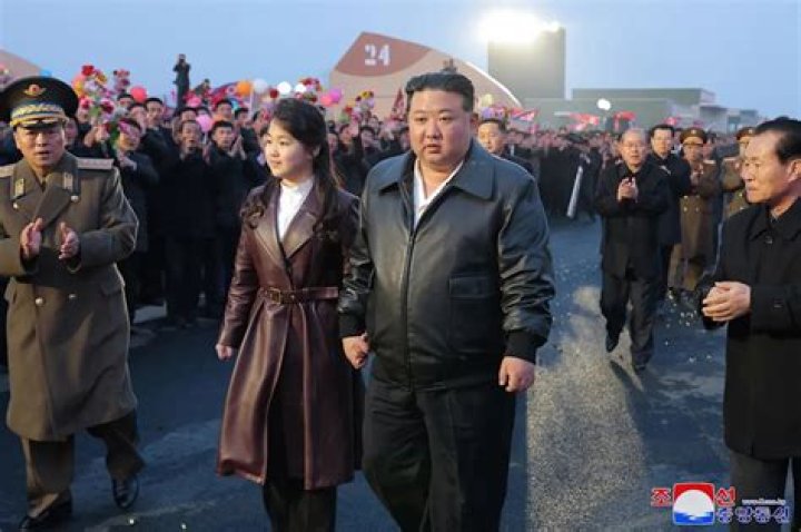 Kim Jong Un and his daughter celebrate North Korea&rsquo;s 75th anniversary