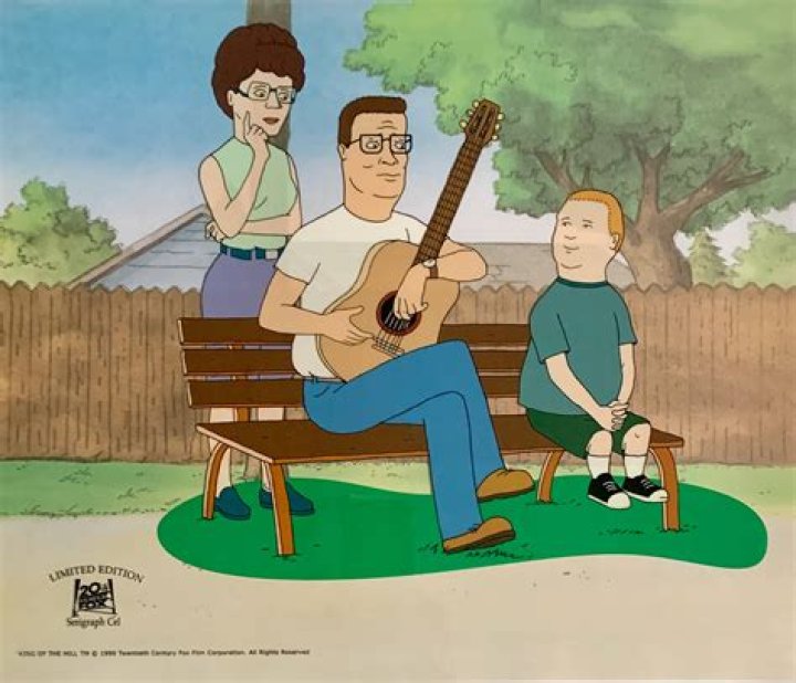 King of the Hill Cel Signed by Mike Judge , in JESSE CAMPBELL's