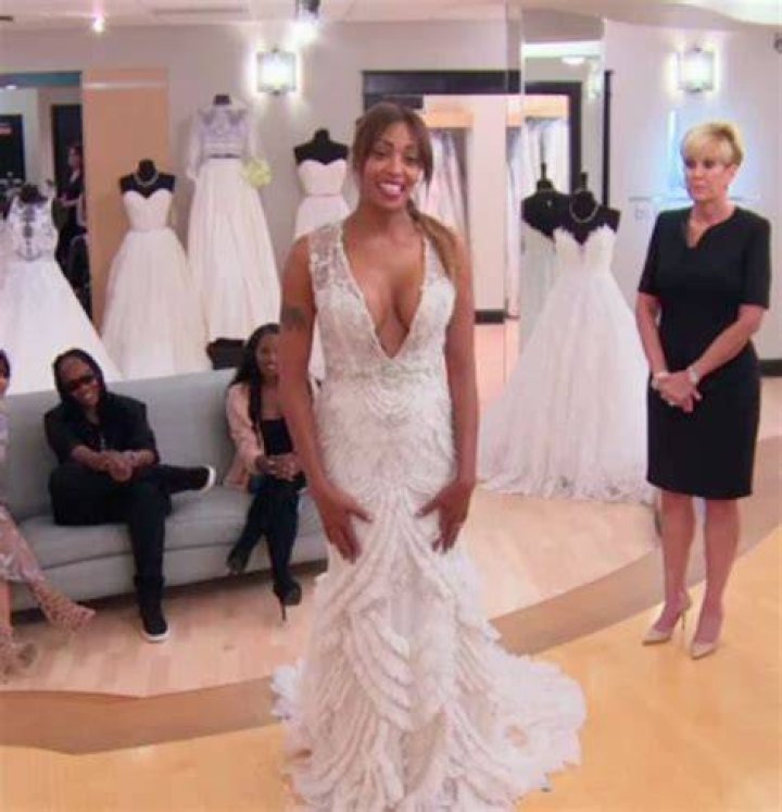 Kisha Chavis,Lazarre, Straps, very low cut neck line, mermaid, tiered