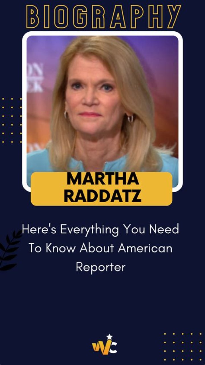 Know About Martha Raddatz; Age, Husband, Book, Net Worth, Twitter