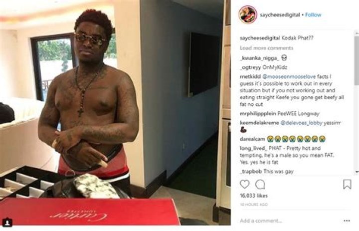 Kodak Black is out of prison and he&rsquo;s gained a lot of weight, again