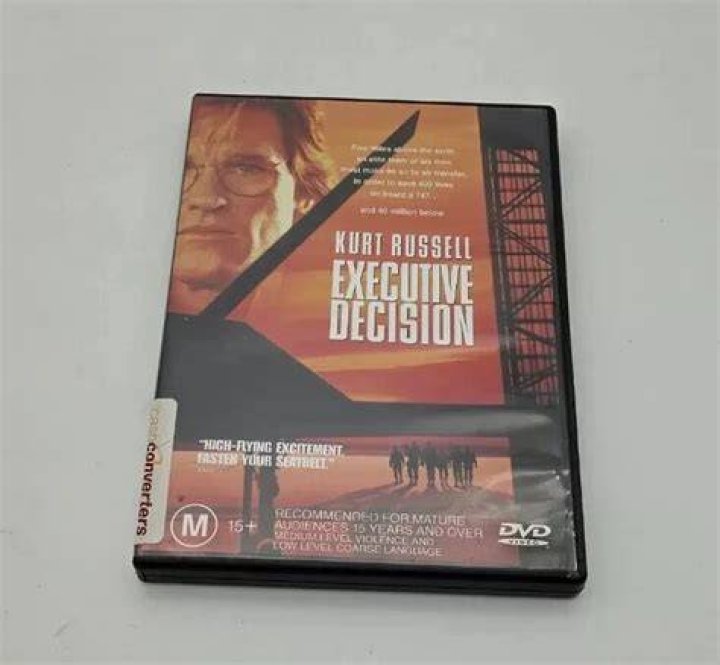 Kurt Russel Triple DVD. Executive Decision/ Tequila Sunrise/Tango
