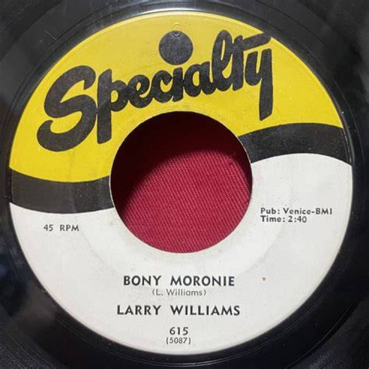 Larry Williams Bony Maronie 1958 YouTube