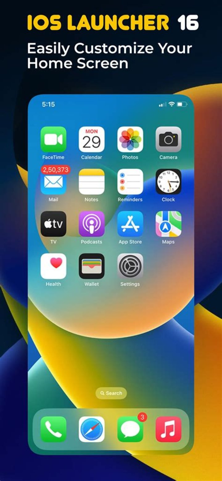 Launcher iOS 16 Eduuolvera