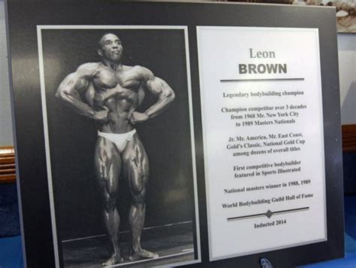 Leon Brown A Bodybuilding Legend YouTube