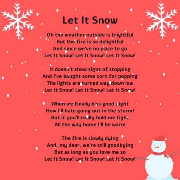 Let It Snow Lyrics Lyrics and Songs