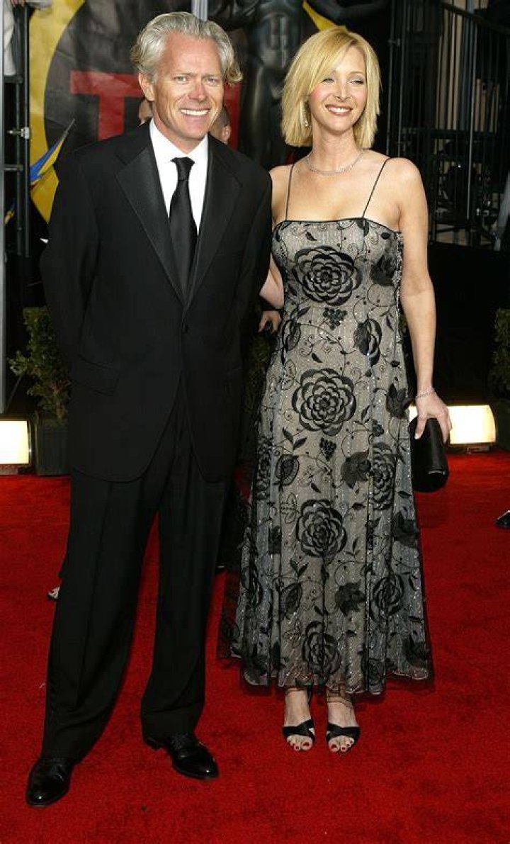 Lisa Kudrow and her husband Michel Stern arrive for the 58th annual