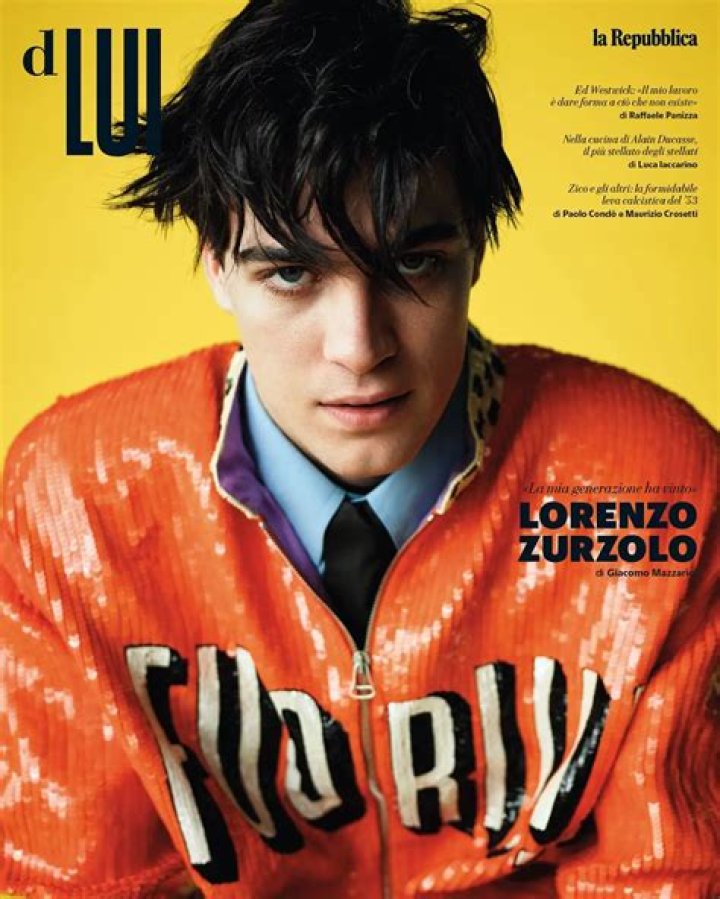 Lorenzo Zurzolo in Gucci on D Lui la Repubblica February 25th, 2023 by