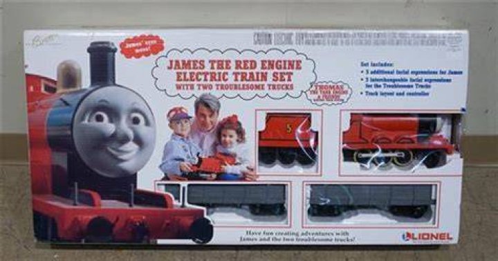 Lot Lionel James The Red Engine Electric Train Set (new in box)