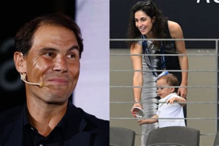 LOVELY. Rafael Nadal has his son and wife in Brisbane Tennis Tonic